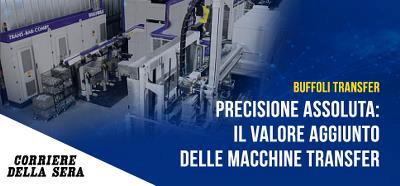 Buffoli Transfer nello speciale "Storie d'Impresa" del Corriere della Sera